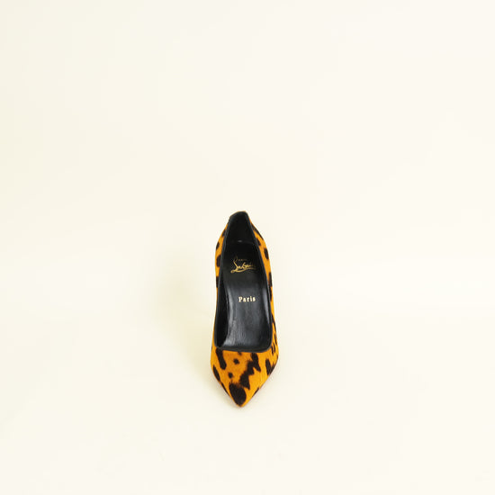 Christian Louboutin Bicolor Kate Leopard Pony Hair Pump 38