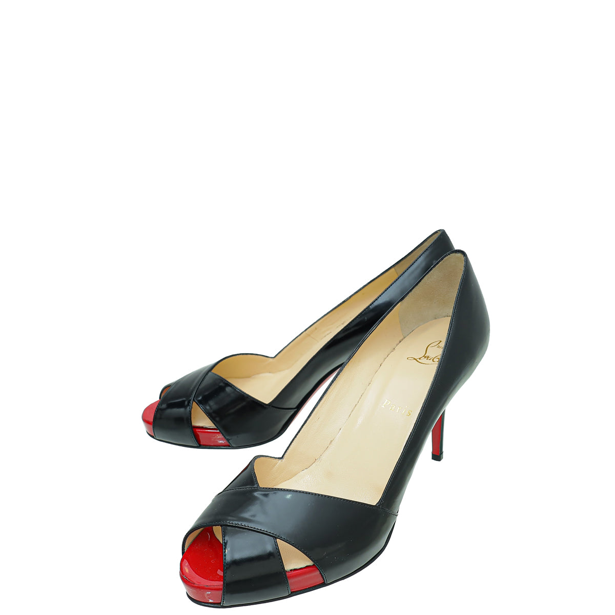 Christian Louboutin Black Shelley 90mm Pumps 39.5-Christian Louboutin-THE CLOSET