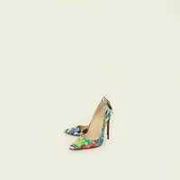 Christian Louboutin Multicolor Printed So Kate 100 Pump 39.5