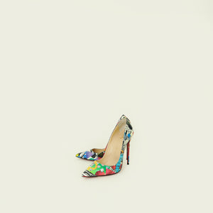 Christian Louboutin Multicolor Printed So Kate 100 Pump 39.5