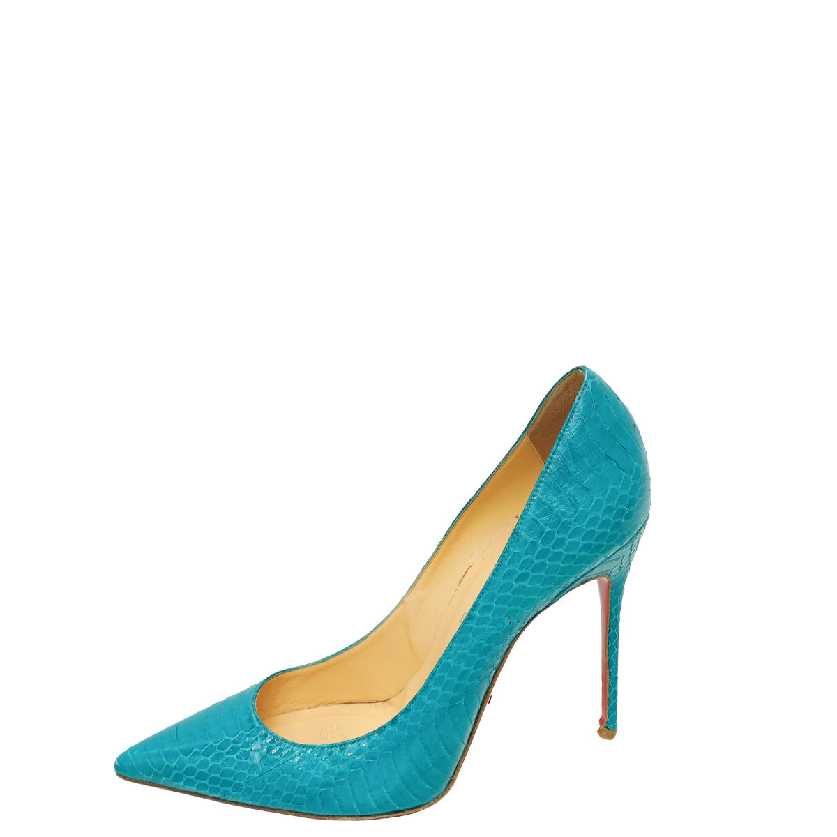 Turquoise Python Pumps Christian Louboutin Turquoise Python So Kate Pump 40.5 – THE CLOSET