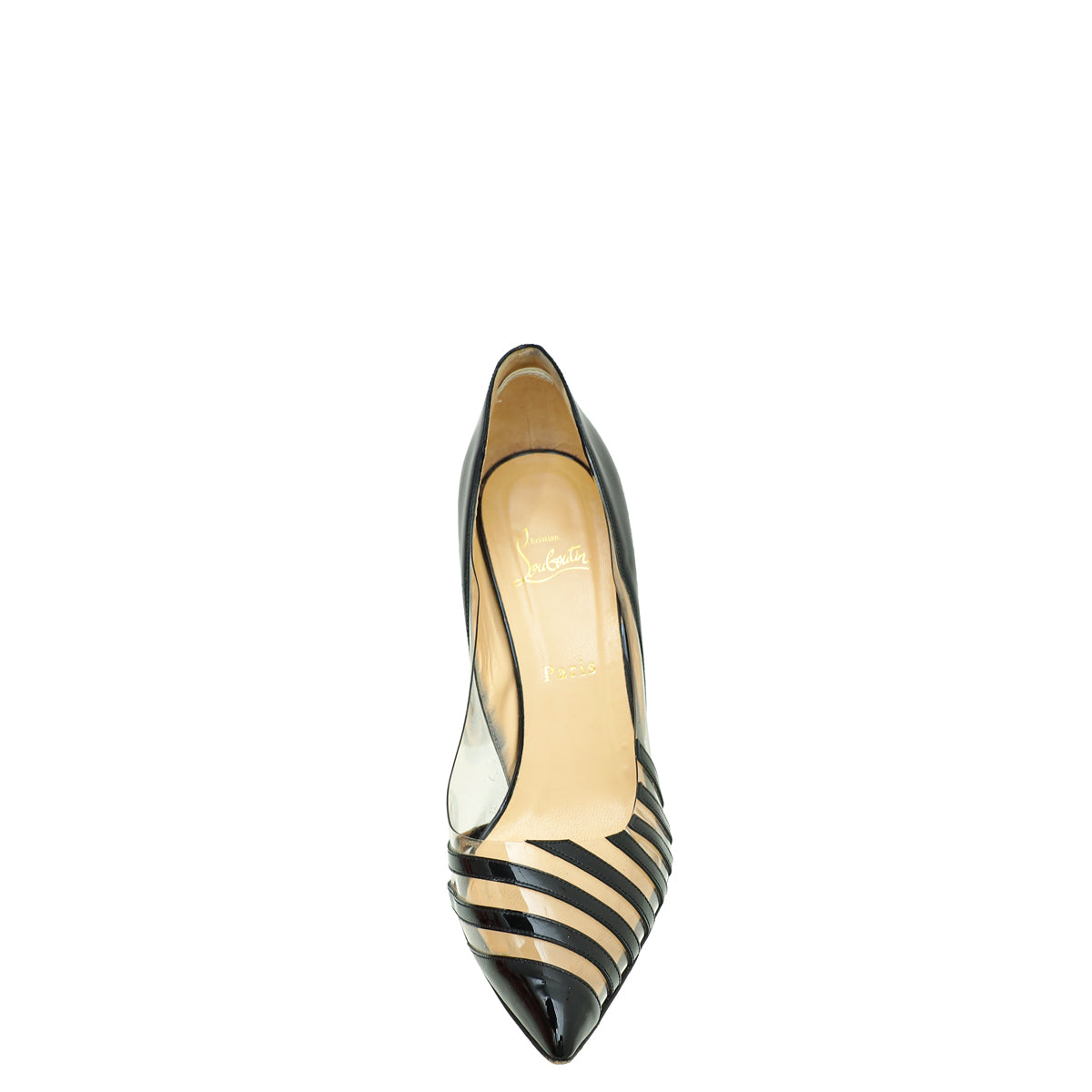 Load image into Gallery viewer, Christian Louboutin Black PVC Pump 40
