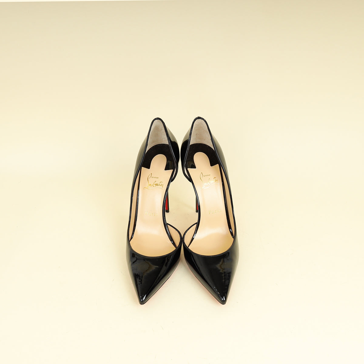 Christian Louboutin Black Iriza 100 Pumps 41