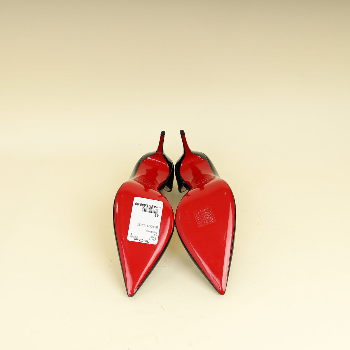 Christian Louboutin Black Iriza 100 Pumps 41