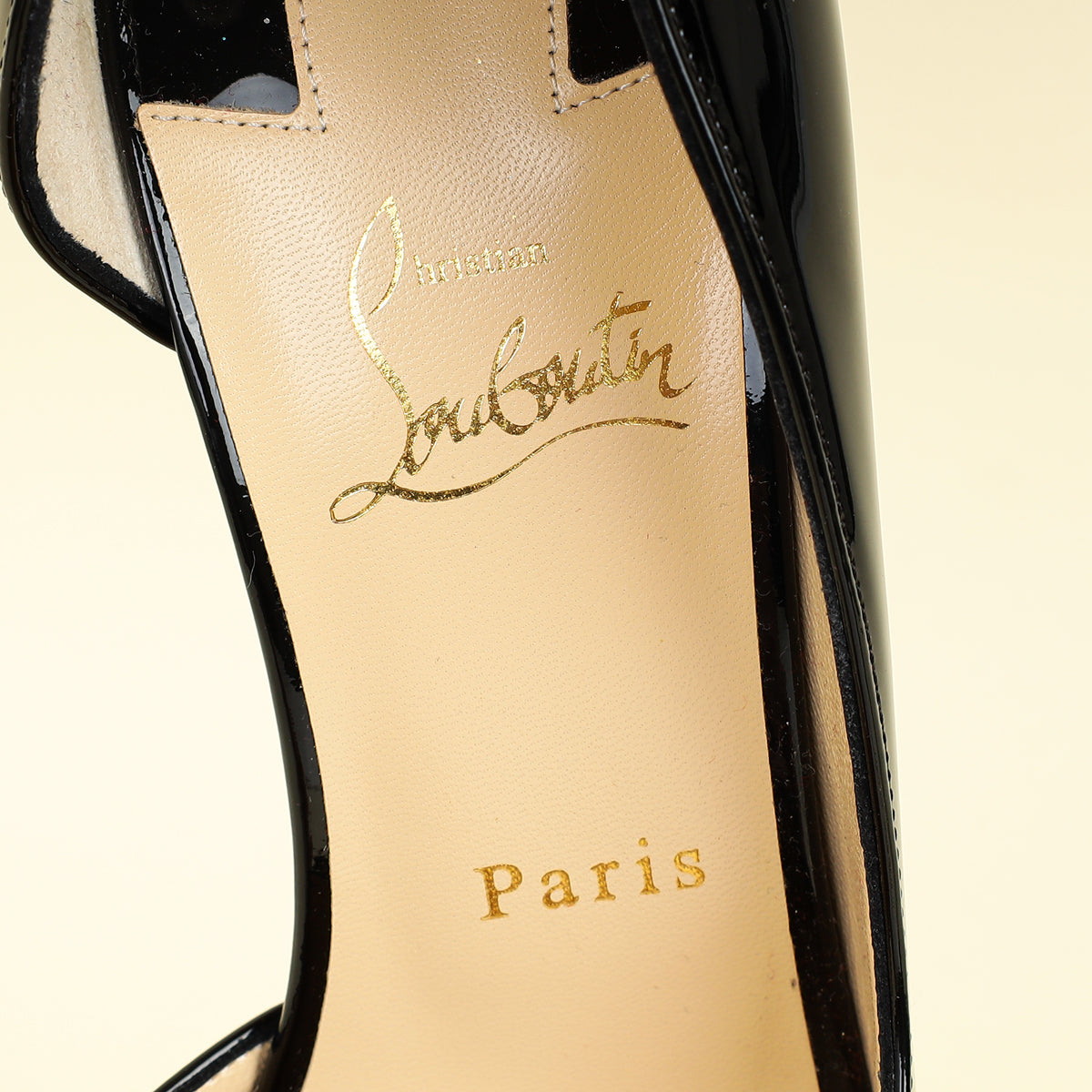 Christian Louboutin Black Iriza 100 Pumps 41