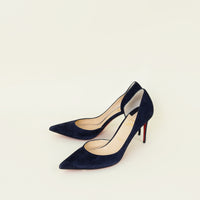 Christian Louboutin Navy Blue Iriza Pumps 40.5