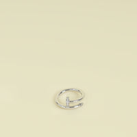 Cartier 18K White Gold Diamonds Classic Model Juste un Clou Ring 52
