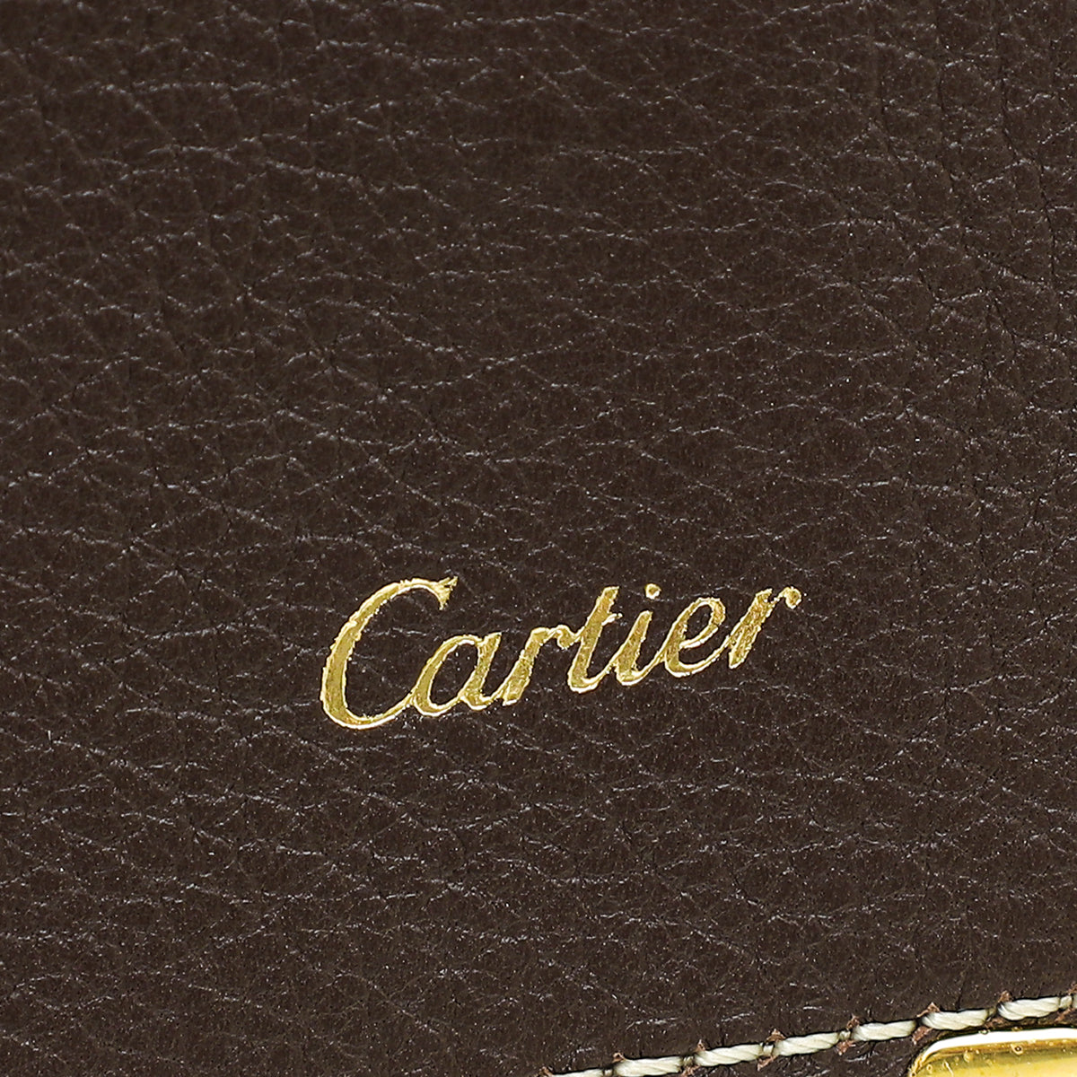 Cartier Dark Brown Must De Cartier Notebook Cover