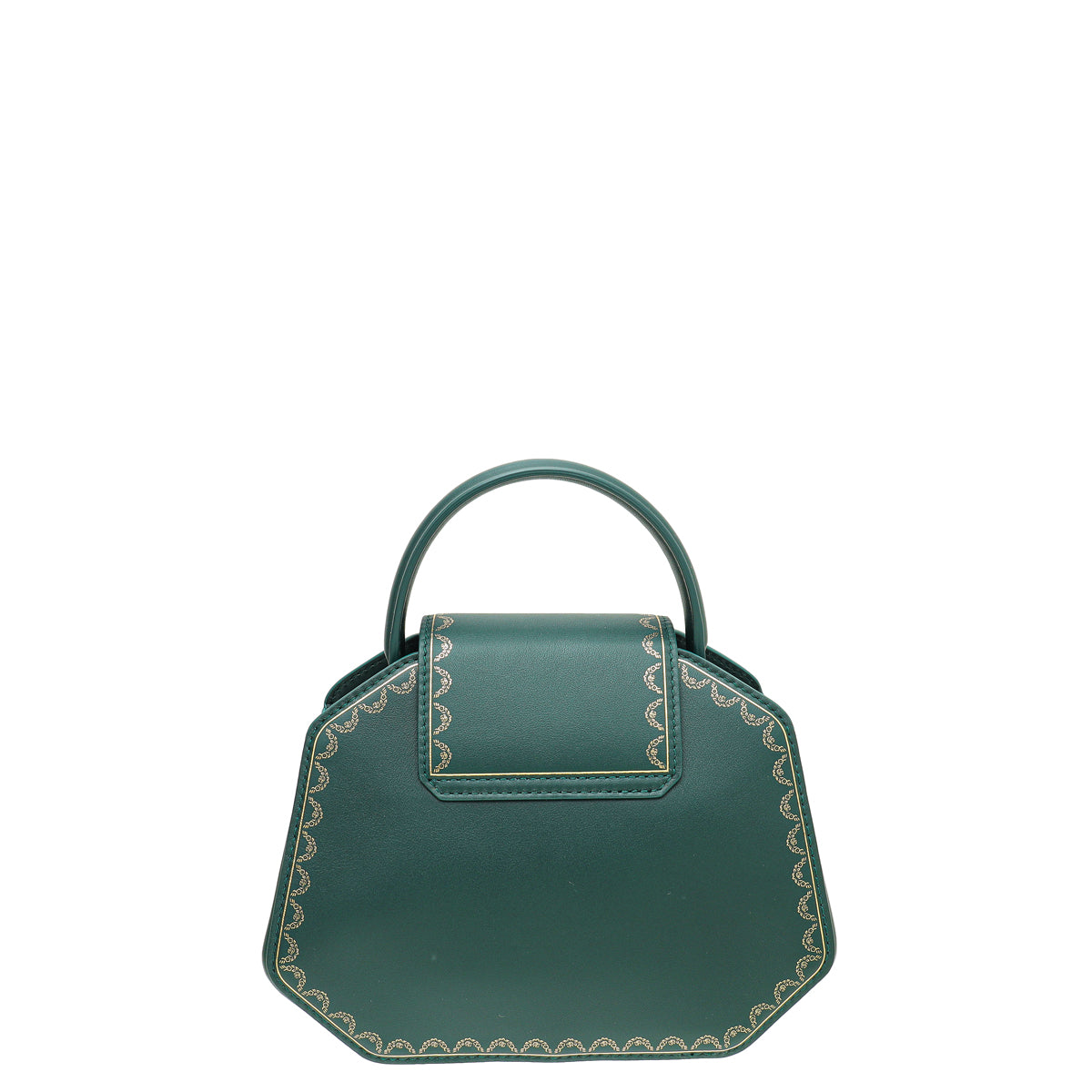 Cartier Dark Green Guirlande De Cartier Top Handle Mini Bag-Cartier-THE CLOSET