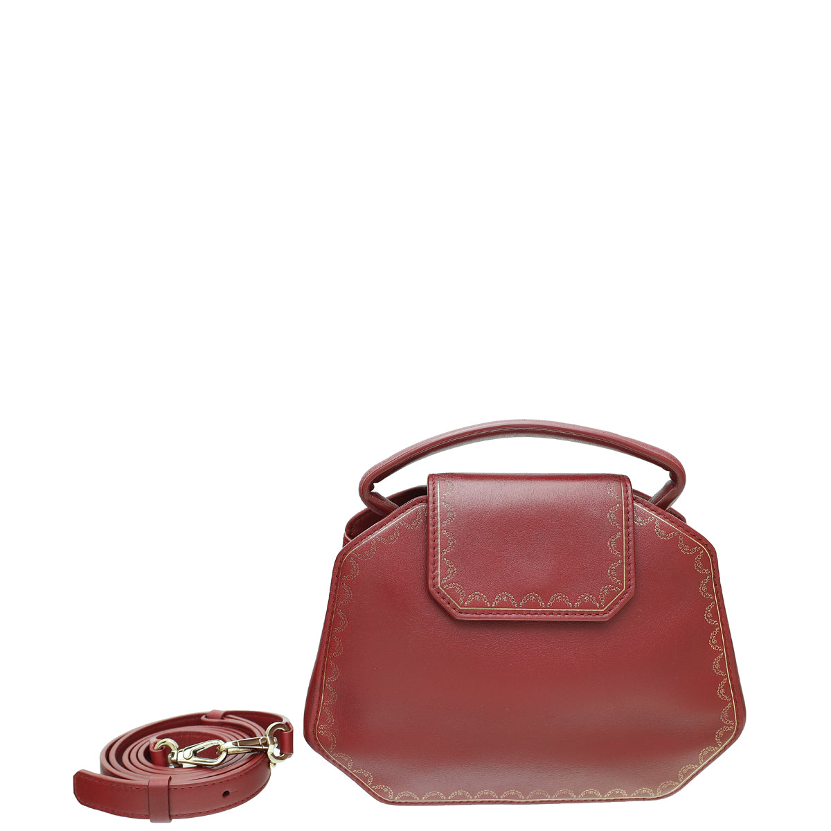Cartier Red Guirlande De Cartier Top Handle Mini Bag-Cartier-THE CLOSET