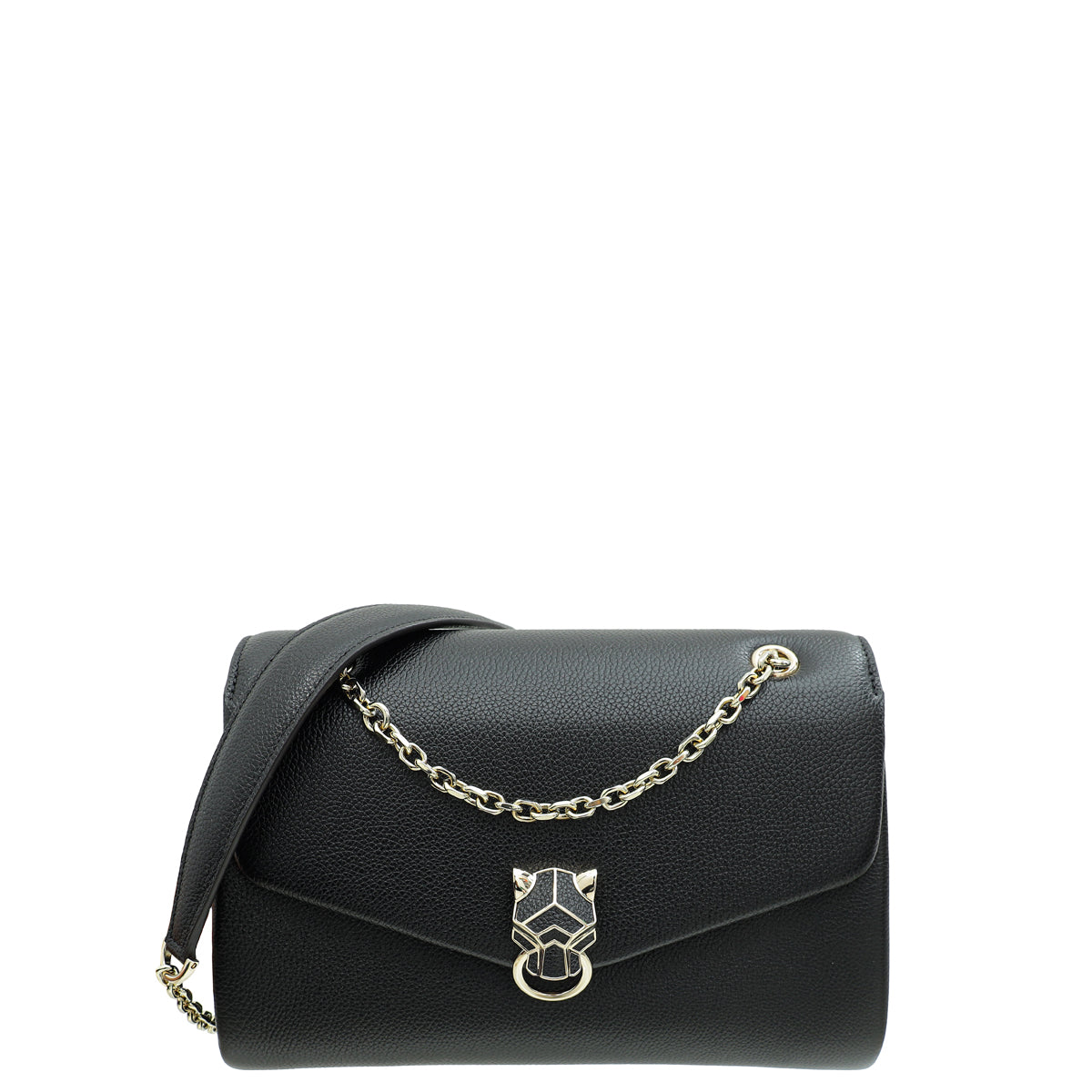 Cartier Black Panthère Graphique De Cartier Small Chain Bag-Cartier-THE CLOSET
