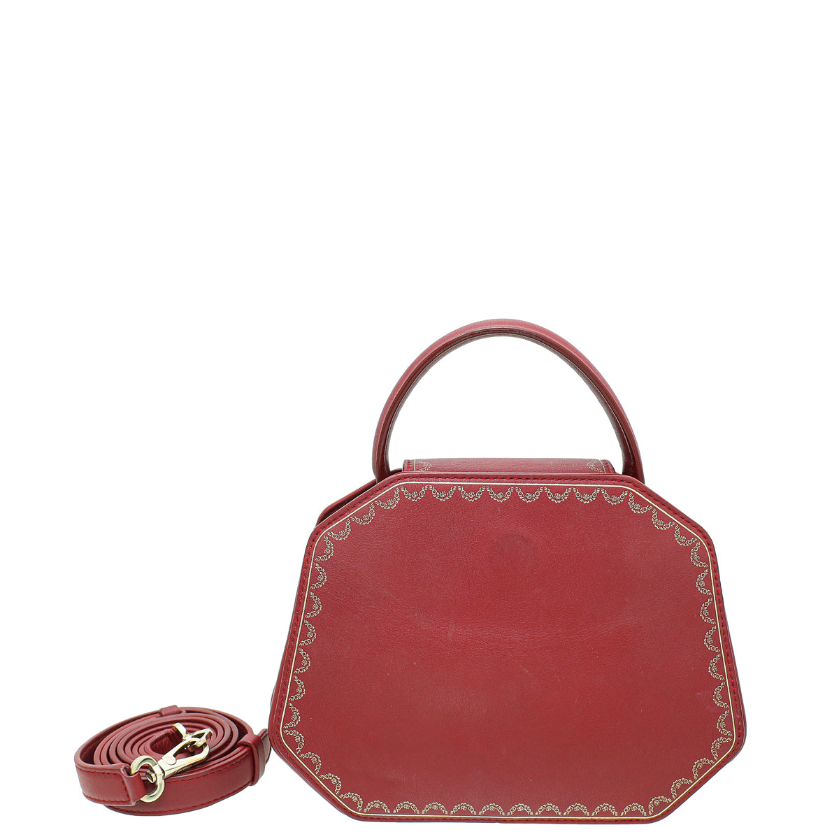 Cartier Red Guirlande De Cartier Top Handle Mini Bag-Cartier-THE CLOSET