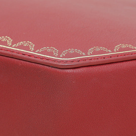 Cartier Red Guirlande De Cartier Top Handle Mini Bag