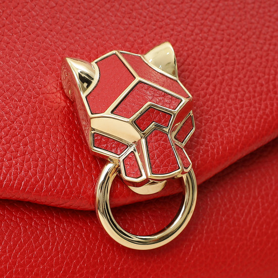 Cartier Red Panthère Graphique de Cartier Small Chain Bag-Cartier-THE CLOSET
