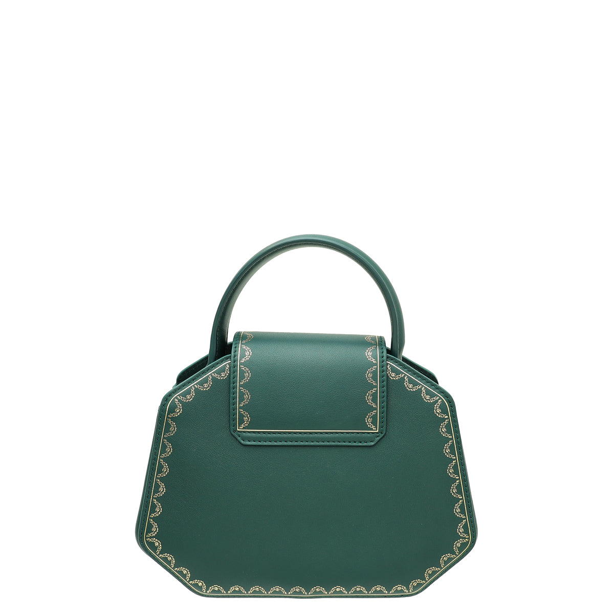 Cartier Emerald Green Guirlande De Cartier Top Handle Mini Bag