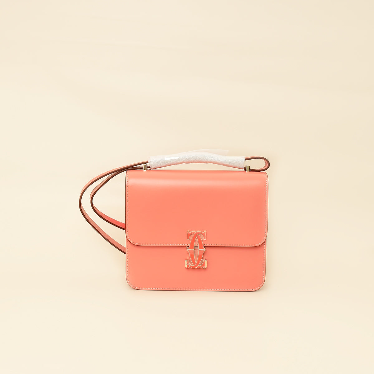 Cartier Light Coral C De Cartier Mini Shoulder Bag-Cartier-THE CLOSET