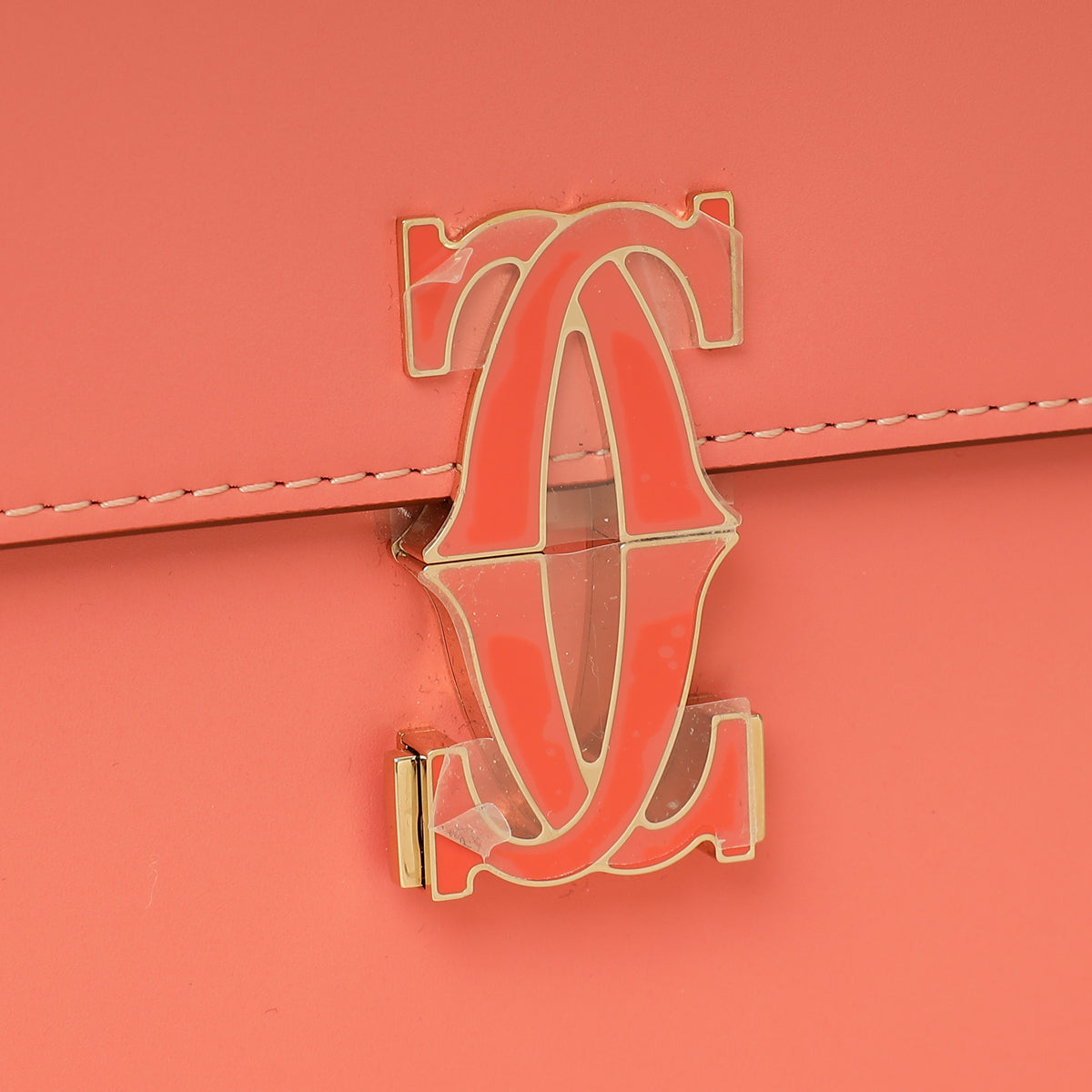 Cartier Light Coral C De Cartier Mini Shoulder Bag-Cartier-THE CLOSET