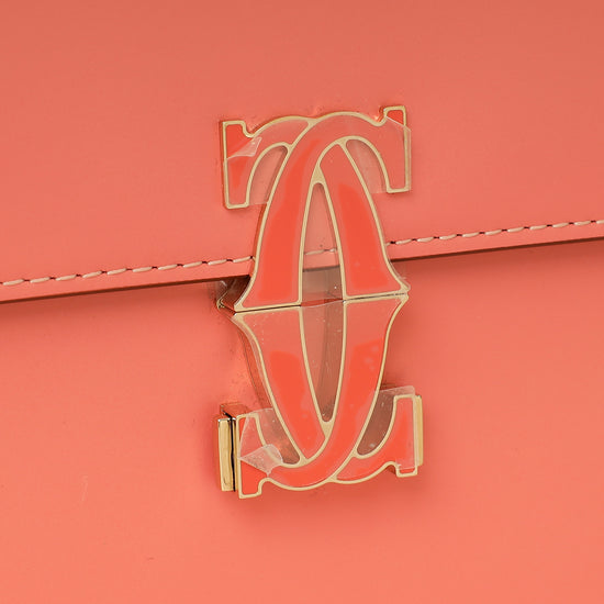 Cartier Light Coral C De Cartier Mini Shoulder Bag-Cartier-THE CLOSET