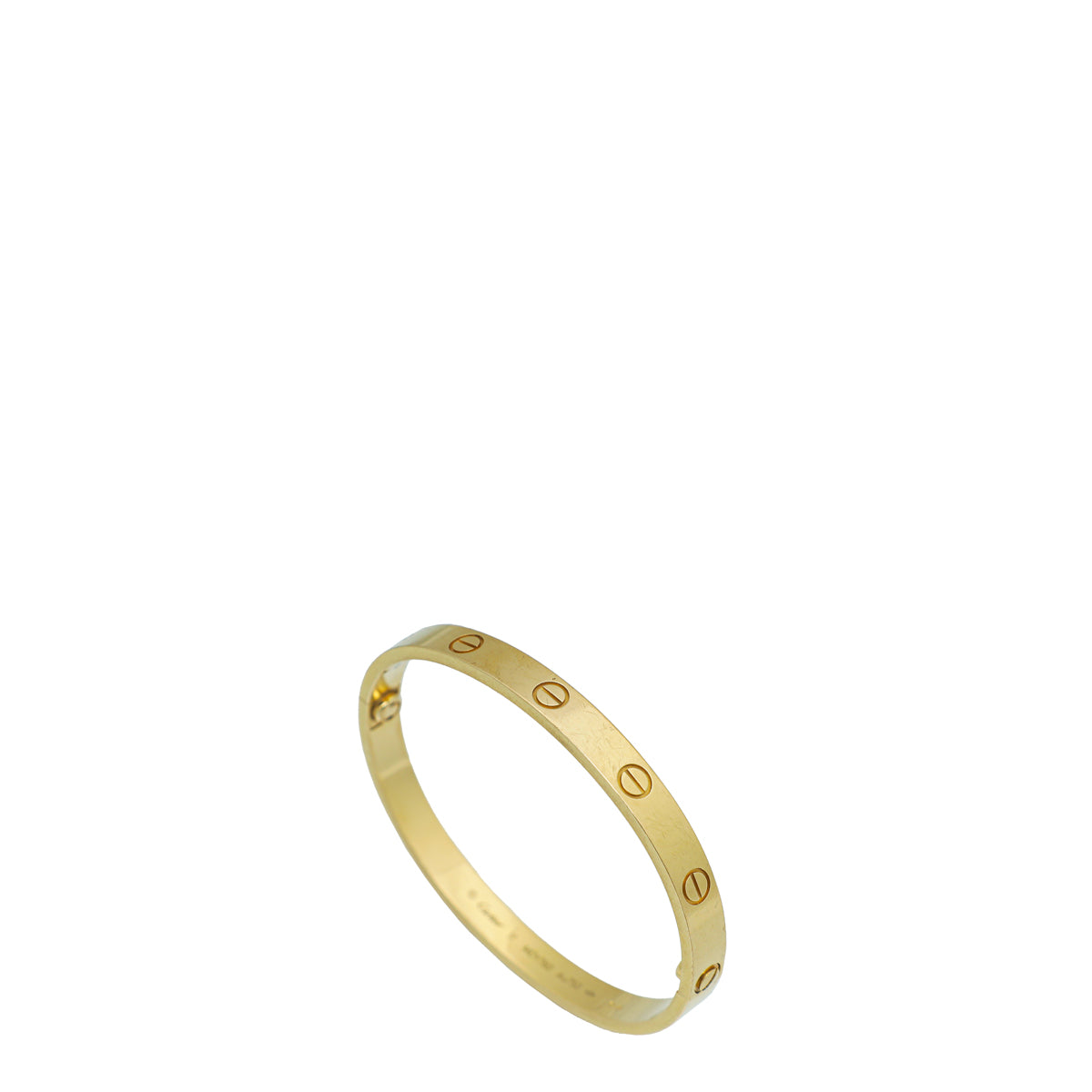 Cartier 18K Yellow Gold Love Classic Bracelet 17-Cartier-THE CLOSET