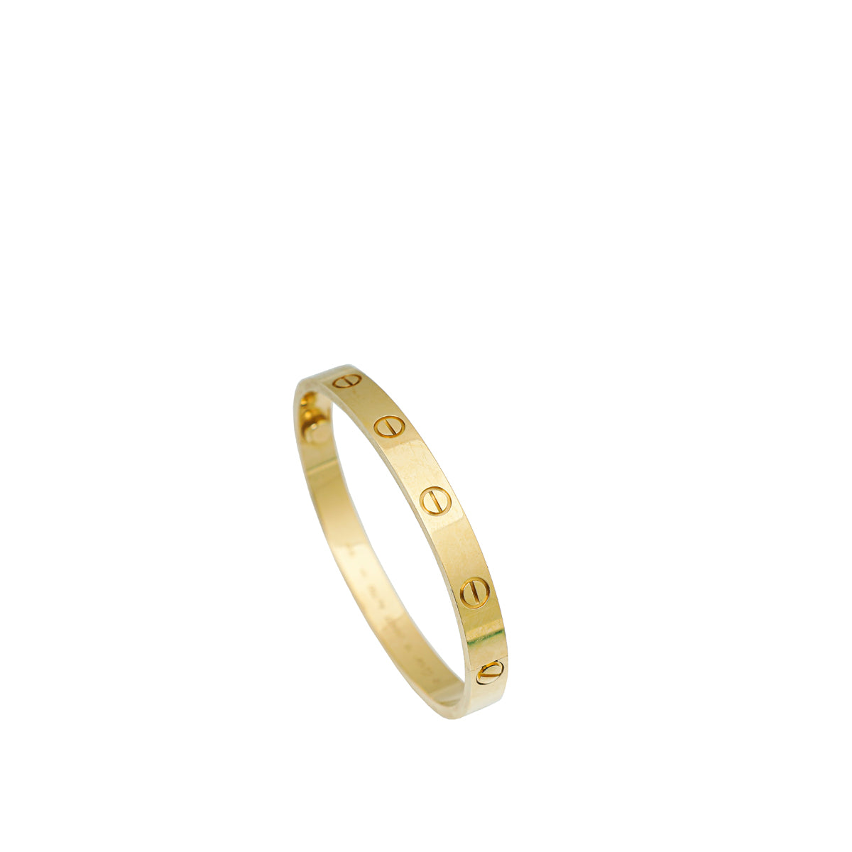 Cartier 18K Yellow Gold Love Classic Bracelet 16-Cartier-THE CLOSET