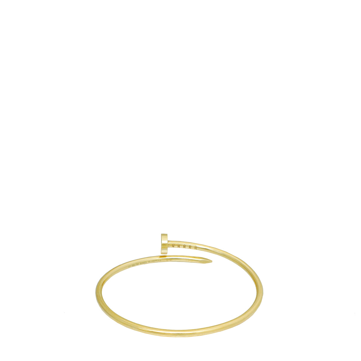 Cartier 18K Yellow Gold Juste Un Clou Small Model Bracelet 15-Cartier-THE CLOSET