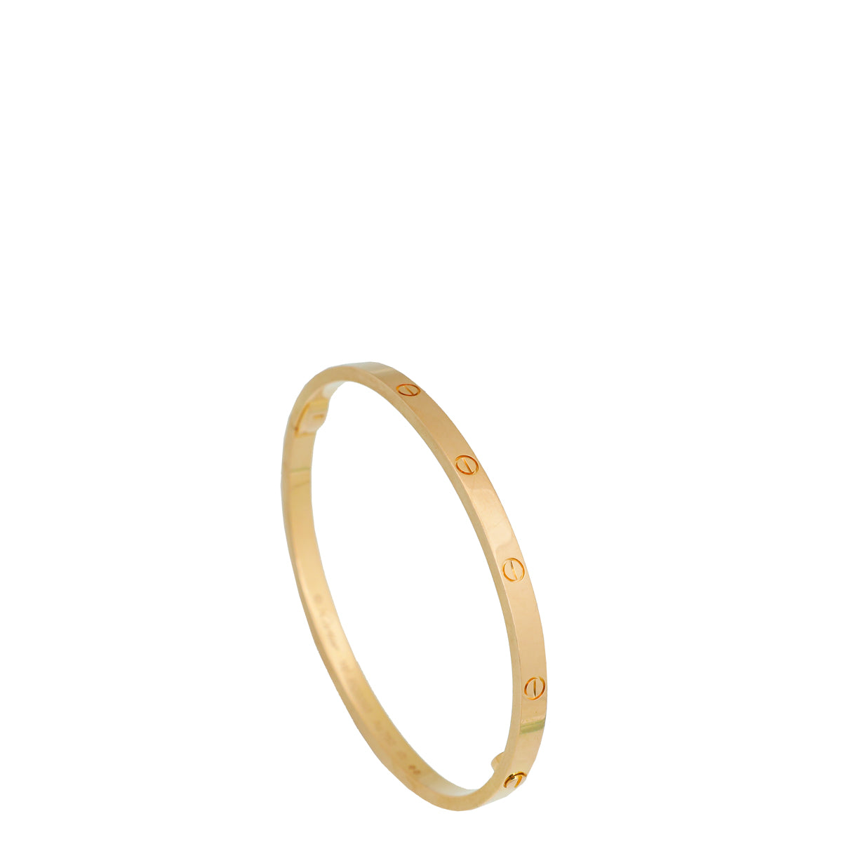 Cartier 18K Rose Gold Love Small Model Bracelet 16-Cartier-THE CLOSET