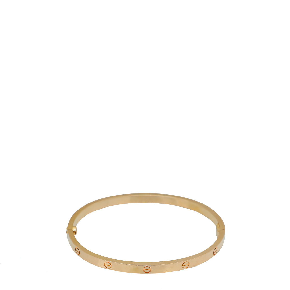 Cartier 18K Rose Gold Love Small Model Bracelet 16-Cartier-THE CLOSET
