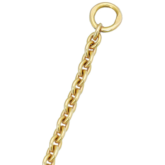 Cartier 18K Pink Gold Love Hoops Chain Bracelet