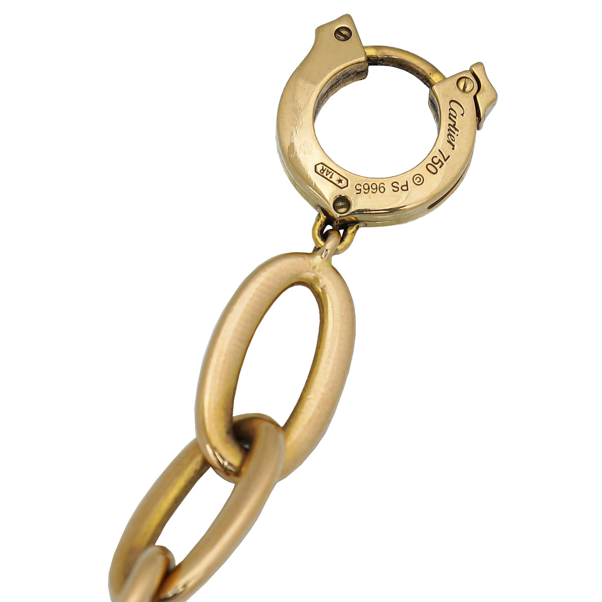 Load image into Gallery viewer, Cartier 18K Rose Gold Diamond C De Cartier Links Bracelet
