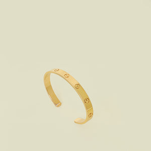 Cartier 18K Pink Gold Love Cuff Bracelet 17