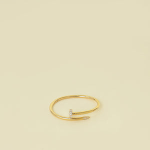 Cartier 18K Yellow Gold Juste un Clou w/Diamonds Bracelet 16