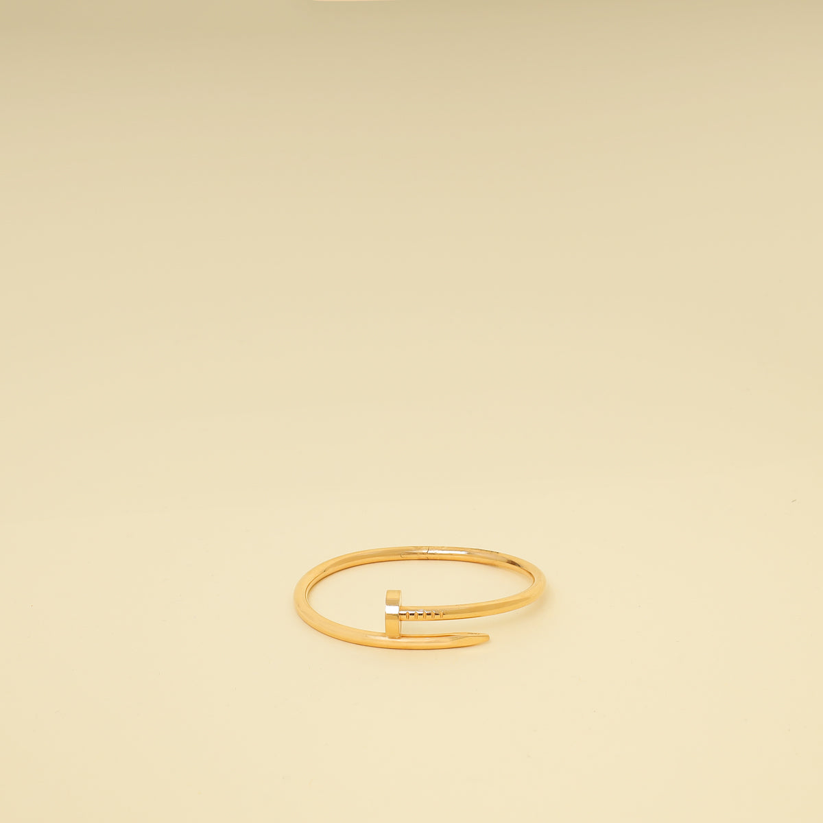 Cartier 18K Rose Gold Classic Model Juste Un Clou 3.5mm Bracelet 16-Cartier-THE CLOSET