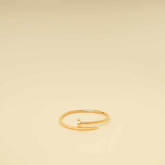 Cartier 18K Rose Gold Classic Model Juste Un Clou 3.5mm Bracelet 16-Cartier-THE CLOSET
