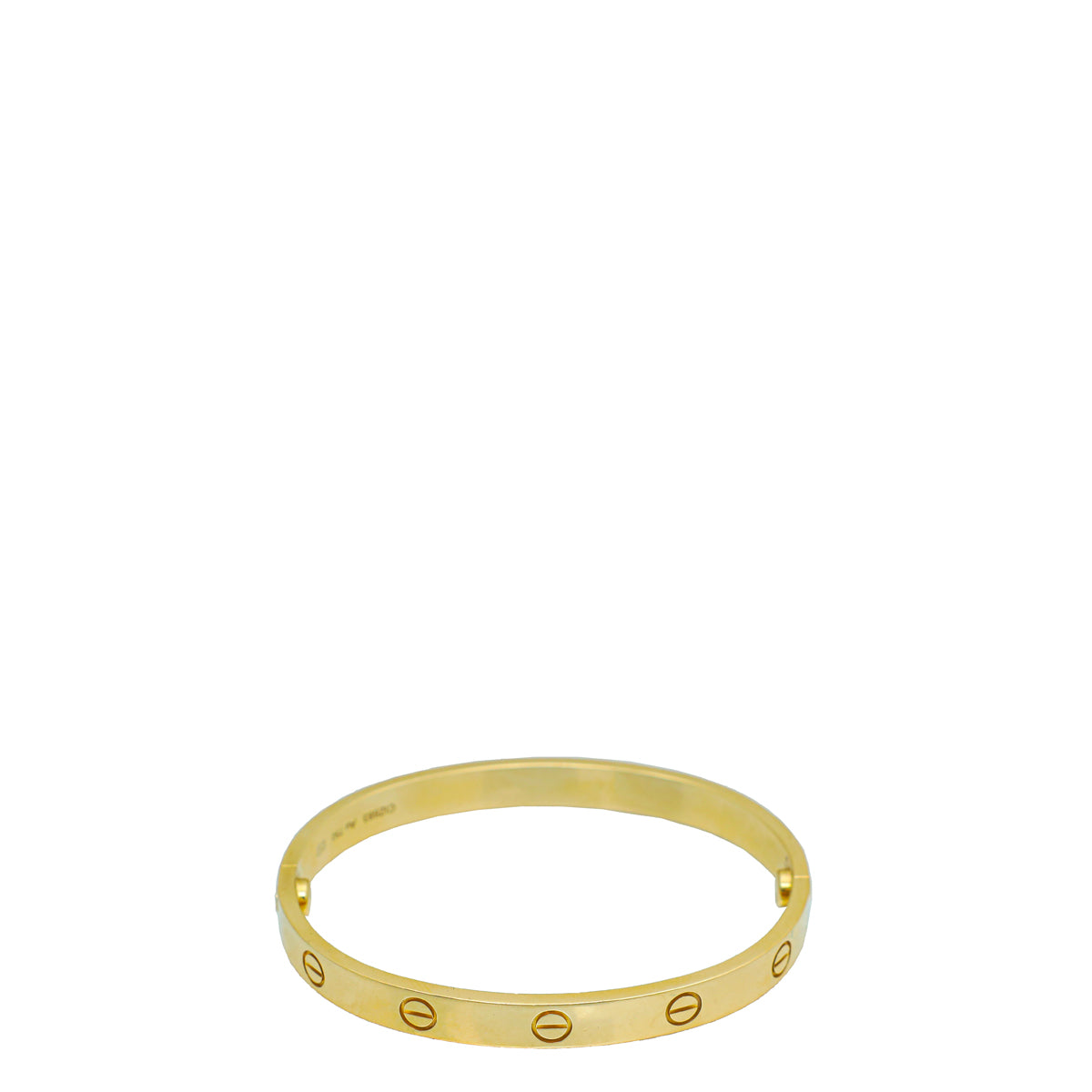 Cartier 18K Yellow Gold Love Classic Bracelet 17-Cartier-THE CLOSET