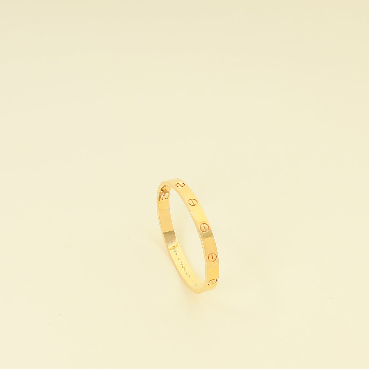 Cartier 18K Rose Gold Love Classic Model Bracelet 16