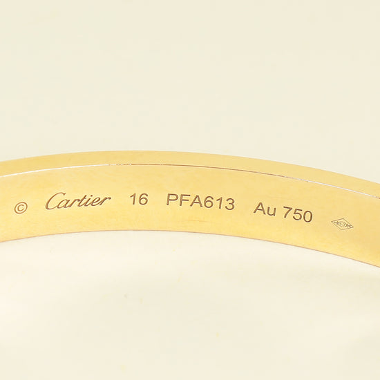 Cartier 18K Rose Gold Love Classic Model Bracelet 16