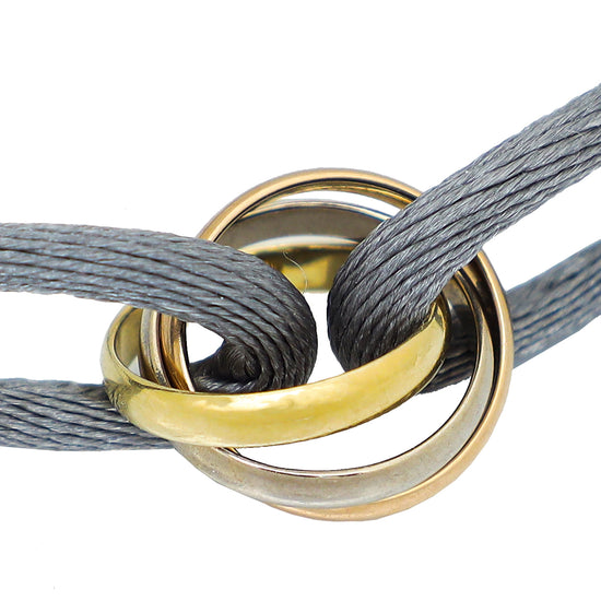 Trinity String Bracelet 14K Solid Gold Three Rings Kabbalah Jewelry Red |  eBay
