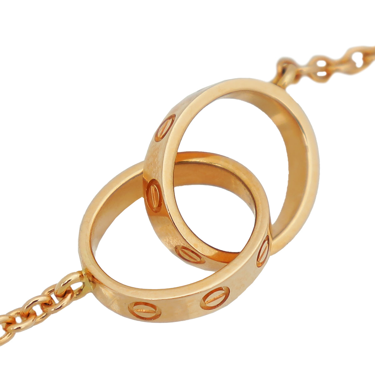 Cartier 18K Pink Gold Love Hoop Bracelet-Cartier-THE CLOSET