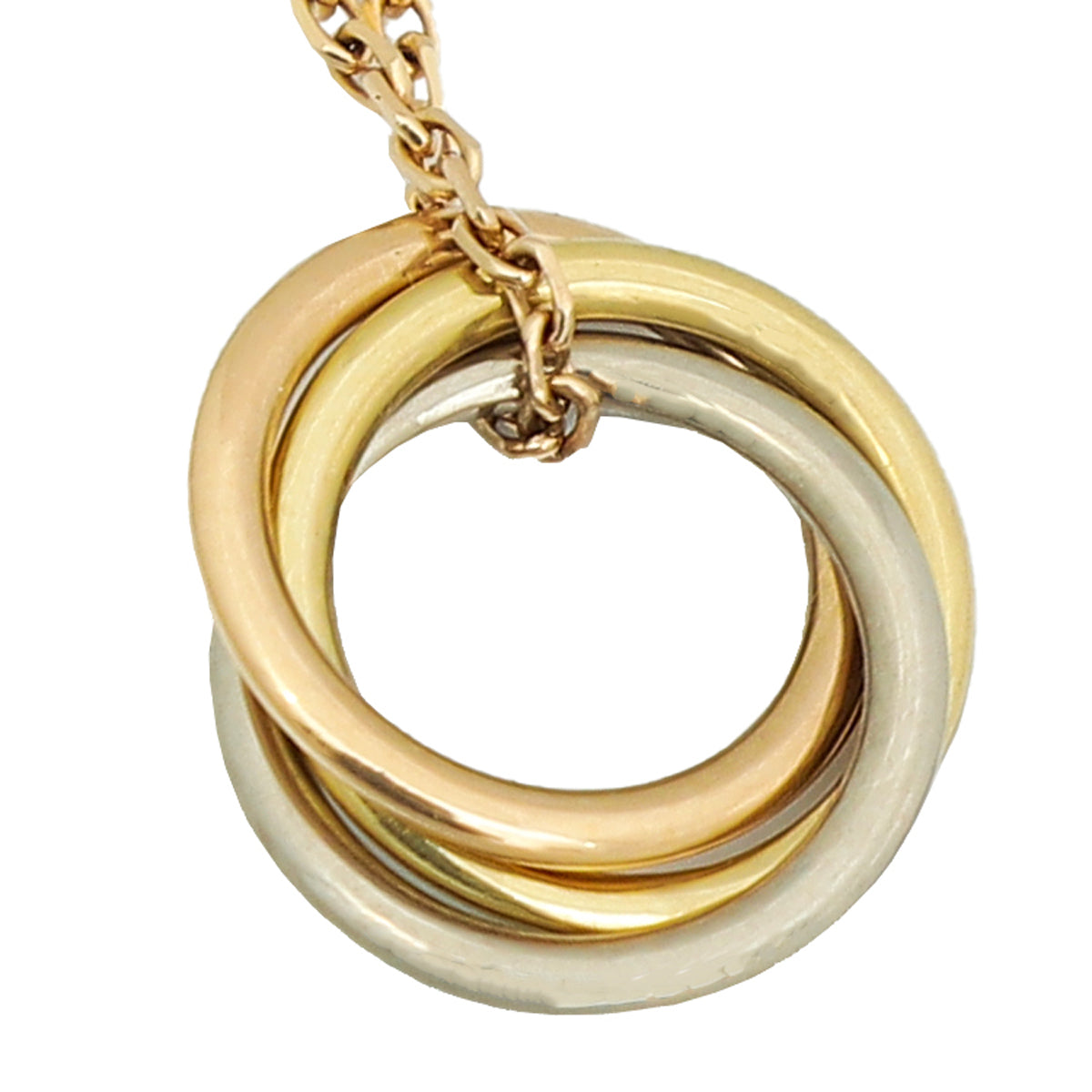 Cartier 18K Tricolor Gold Chain Bracelet-Cartier-THE CLOSET