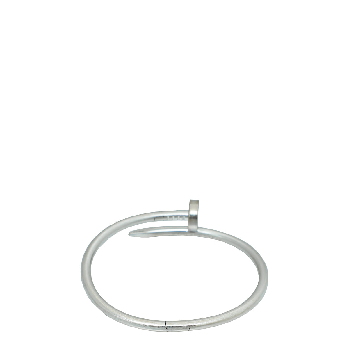 Cartier 18K White Gold Juste un Clou Bracelet 16-Cartier-THE CLOSET