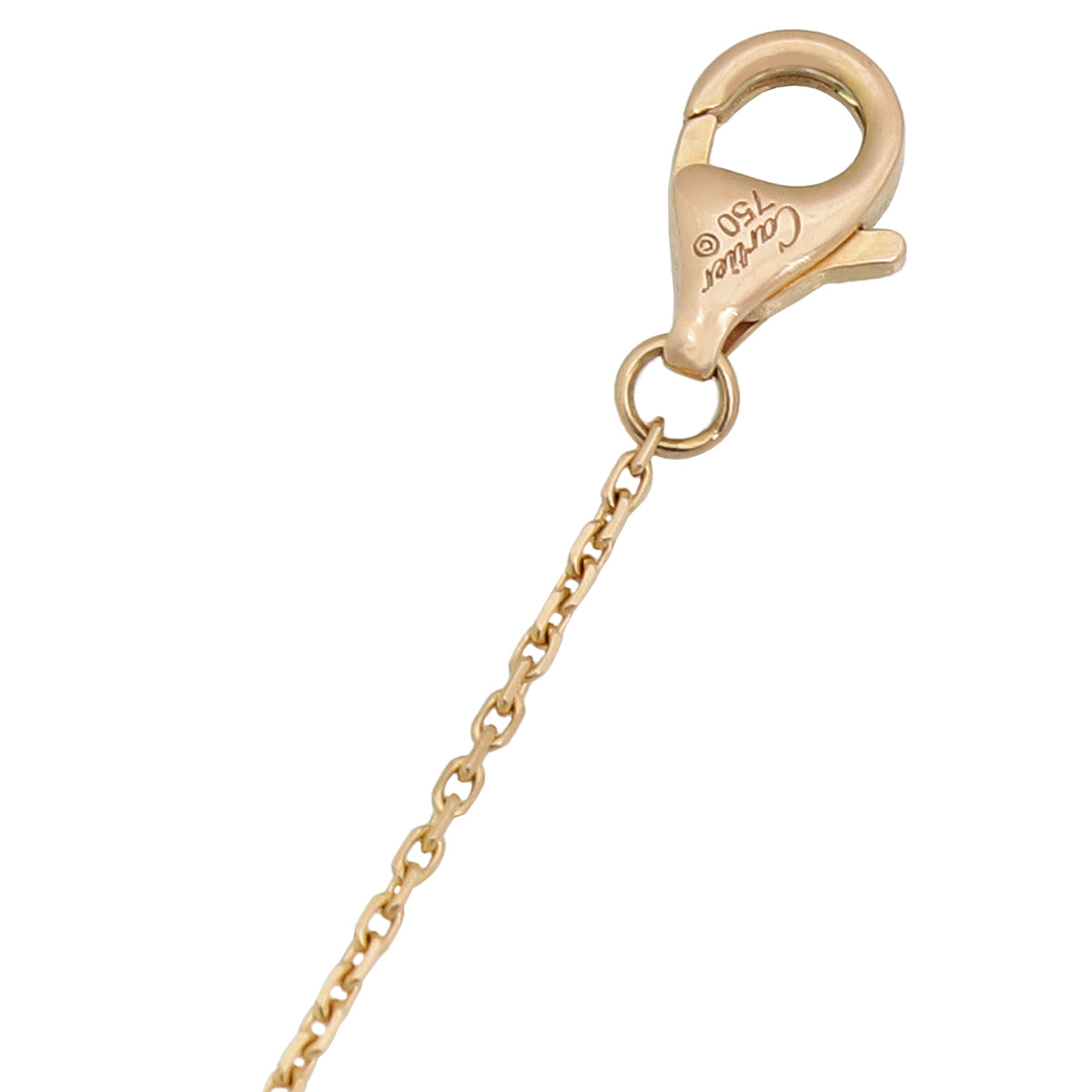 Cartier 18K Trinity Bracelet On Chain