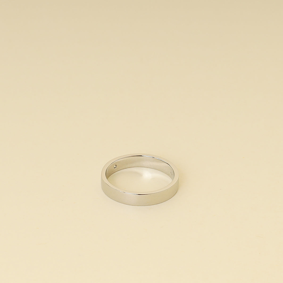 Cartier Platinum Diamond C de Cartier Wedding Band Ring 61