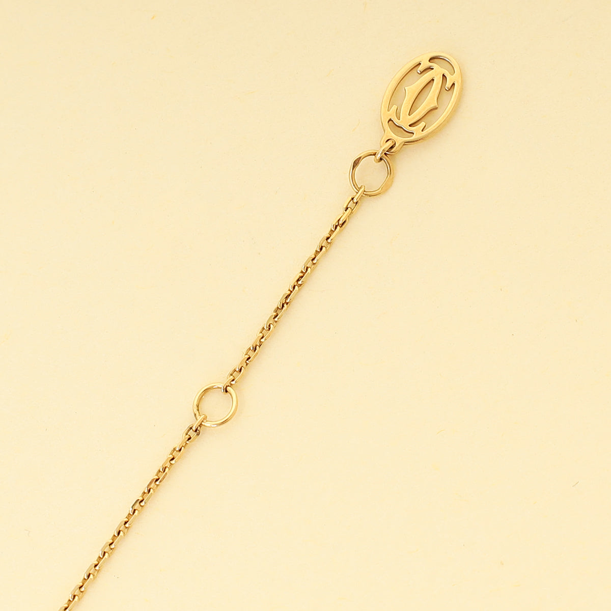 Cartier 18K Yellow Gold Diamond D'Amour Mini Model Bracelet