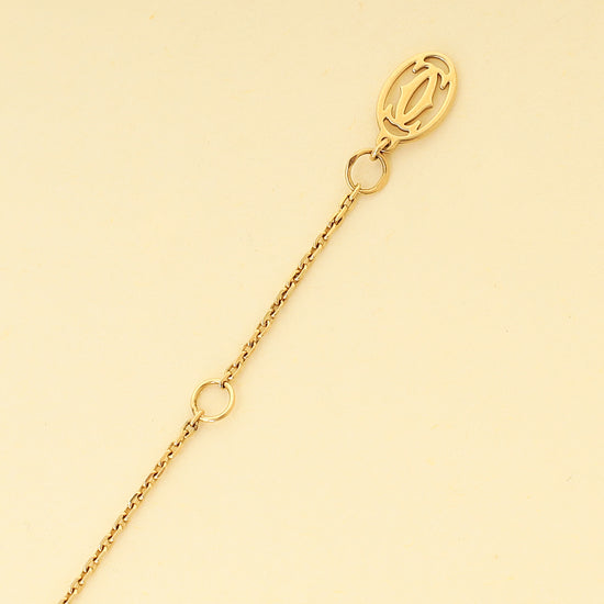 Cartier 18K Yellow Gold Diamond D'Amour Mini Model Bracelet