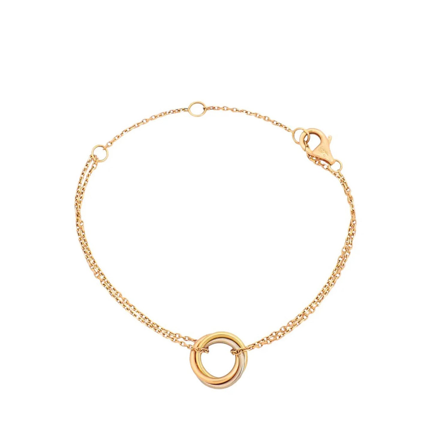 Cartier 18K Trinity Gold Bracelet, On Chain-Cartier-THE CLOSET