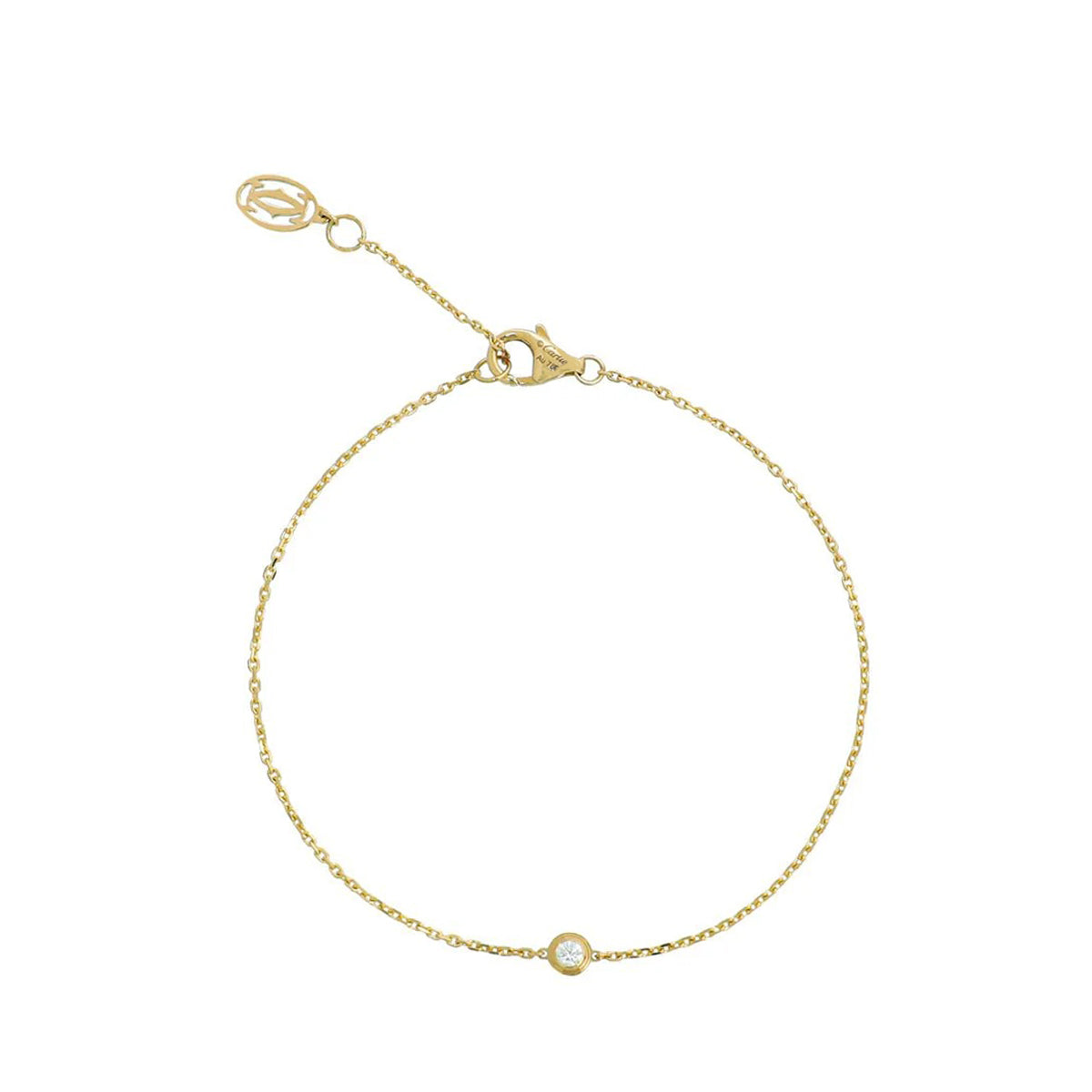 Cartier 18K Yellow Gold USW757 D'Amour XS Model Bracelet-Cartier-THE CLOSET