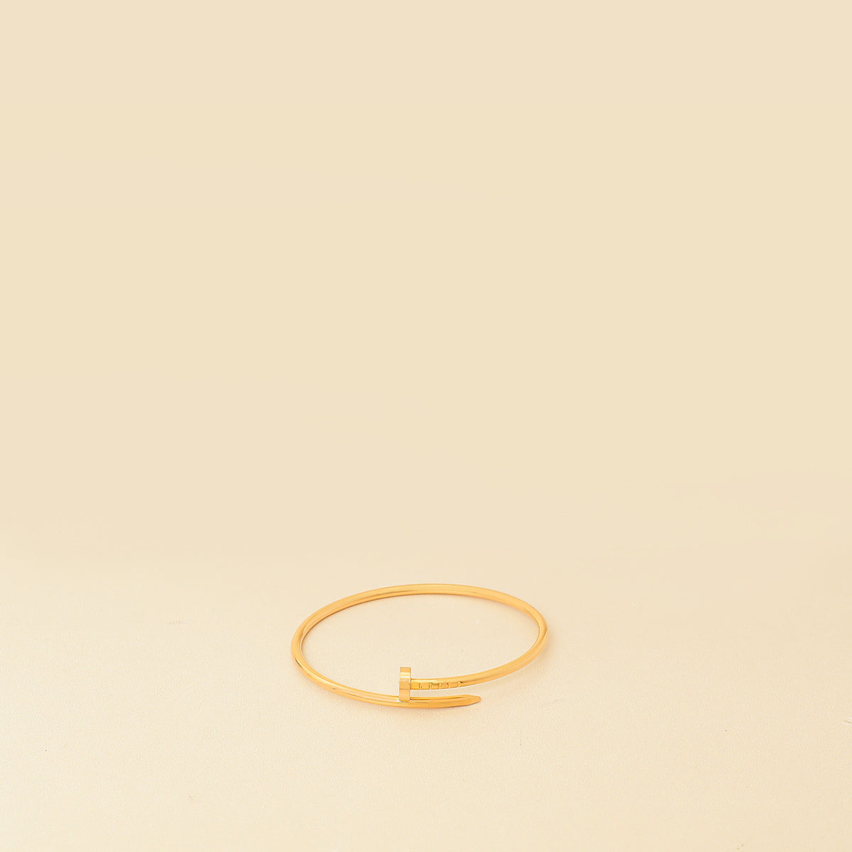 Cartier 18K Rose Gold Juste Un CLou Small Model Bracelet 16-Cartier-THE CLOSET