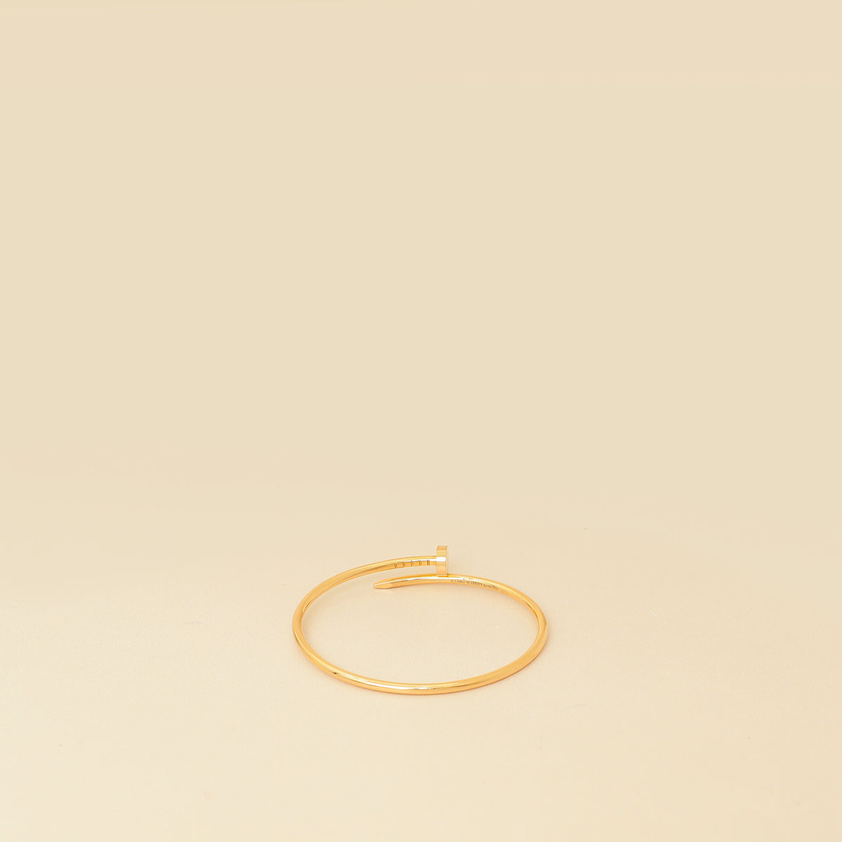 Cartier 18K Rose Gold Juste Un CLou Small Model Bracelet 16-Cartier-THE CLOSET