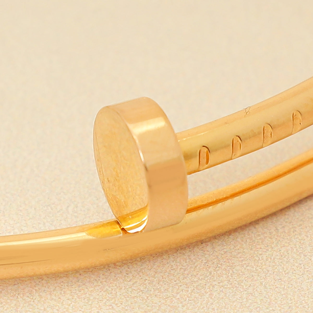 Cartier 18K Rose Gold Juste Un CLou Small Model Bracelet 16-Cartier-THE CLOSET