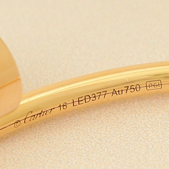 Cartier 18K Rose Gold Juste Un CLou Small Model Bracelet 16-Cartier-THE CLOSET
